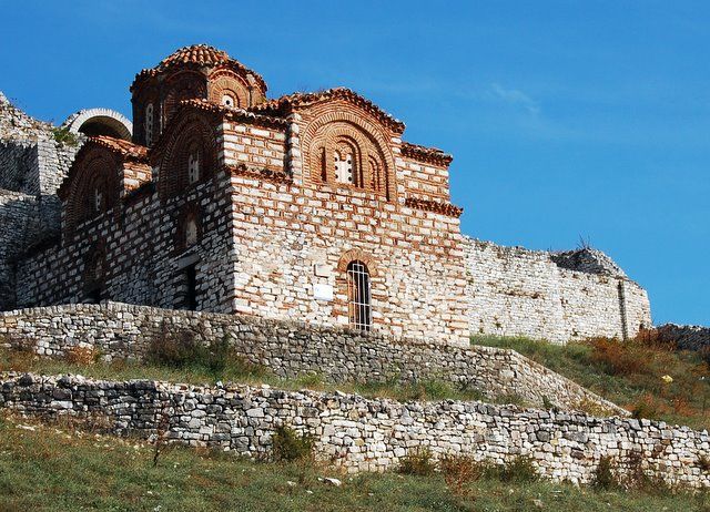 Zdj�cia: Berat, Berat, Na twierdzy w Beracie - Balkan-Tour 2009, ALBANIA
