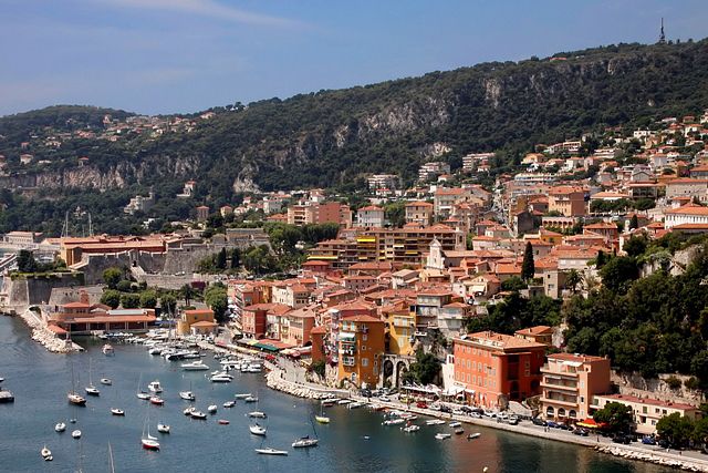 Zdj�cia: Villefranche sur Mer, Lazurowe Wybrze�e, Miasto w s�o�cu, FRANCJA