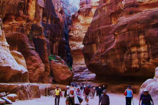 Zdj�cia: Petra, pn-wsch Jordania, Skalne miasto, JORDANIA