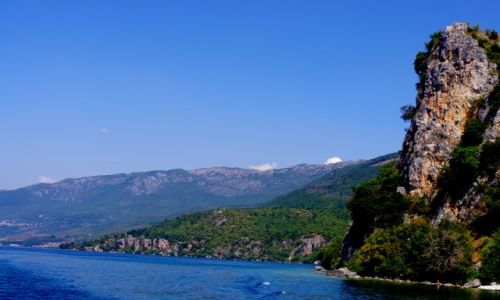 MACEDONIA / Jezioro Ochrydzkie / Jezioro Ochrydzkie / wybrze�e Jeziora Ochrydzkiego