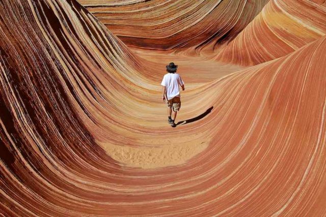 Zdjęcia: The Wave, Arizona, Vermilion Cliffs Wilderness Area, Wędrując po falach..., USA Zdjęcia: The Wave, Arizona, Vermilion Cliffs Wilderness Area, Wędrując po falach..., USA