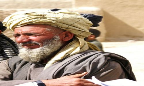 Zdjecie AFGANISTAN / Ghazni / okolice Ghazni / starszy wioski