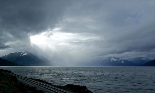 Zdjecie ALASKA / - / Alaska / Gulf of Alaska / Turnagain Arm / Zatoka Turnagain