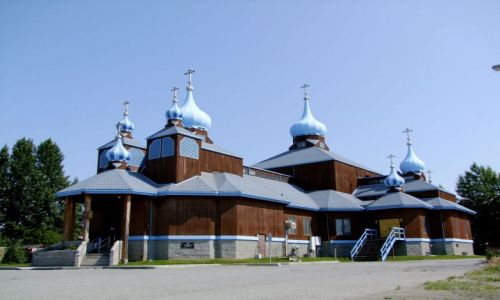 Zdjęcie ALASKA / - / Alaska / Anchorage / katedra sw. Innocentego