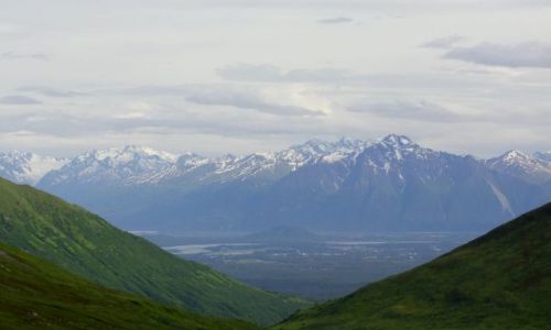 Zdj�cie ALASKA / - / Alaska / Chugach Mountains / Gory Chugach