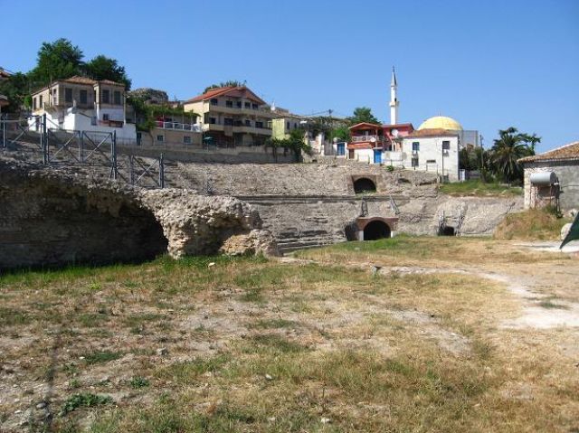 Zdjęcia: Durres, Ruiny Rzymskiego amfiteatru w Durres, ALBANIA Zdjęcia: Durres, Ruiny Rzymskiego amfiteatru w Durres, ALBANIA