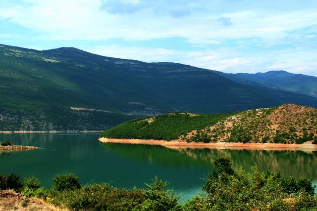 Zdjęcia: Góry Albanii, Jezioro górskie, ALBANIA Zdjęcia: Góry Albanii, Jezioro górskie, ALBANIA