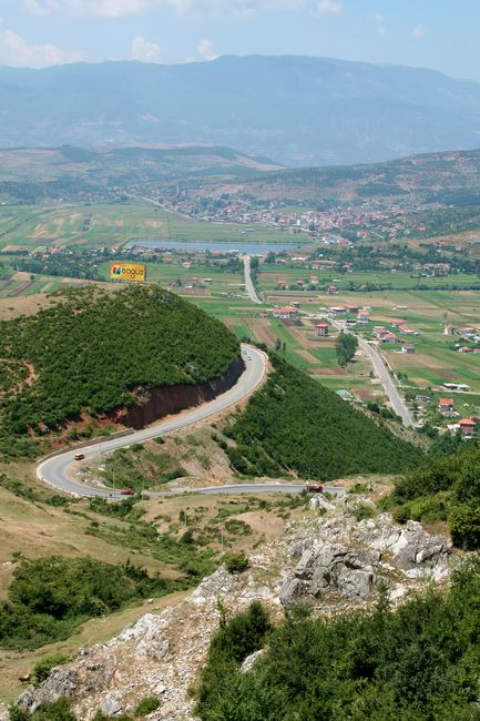 Zdjęcia: Góry Albanii, Widok na drogę, ALBANIA Zdjęcia: Góry Albanii, Widok na drogę, ALBANIA