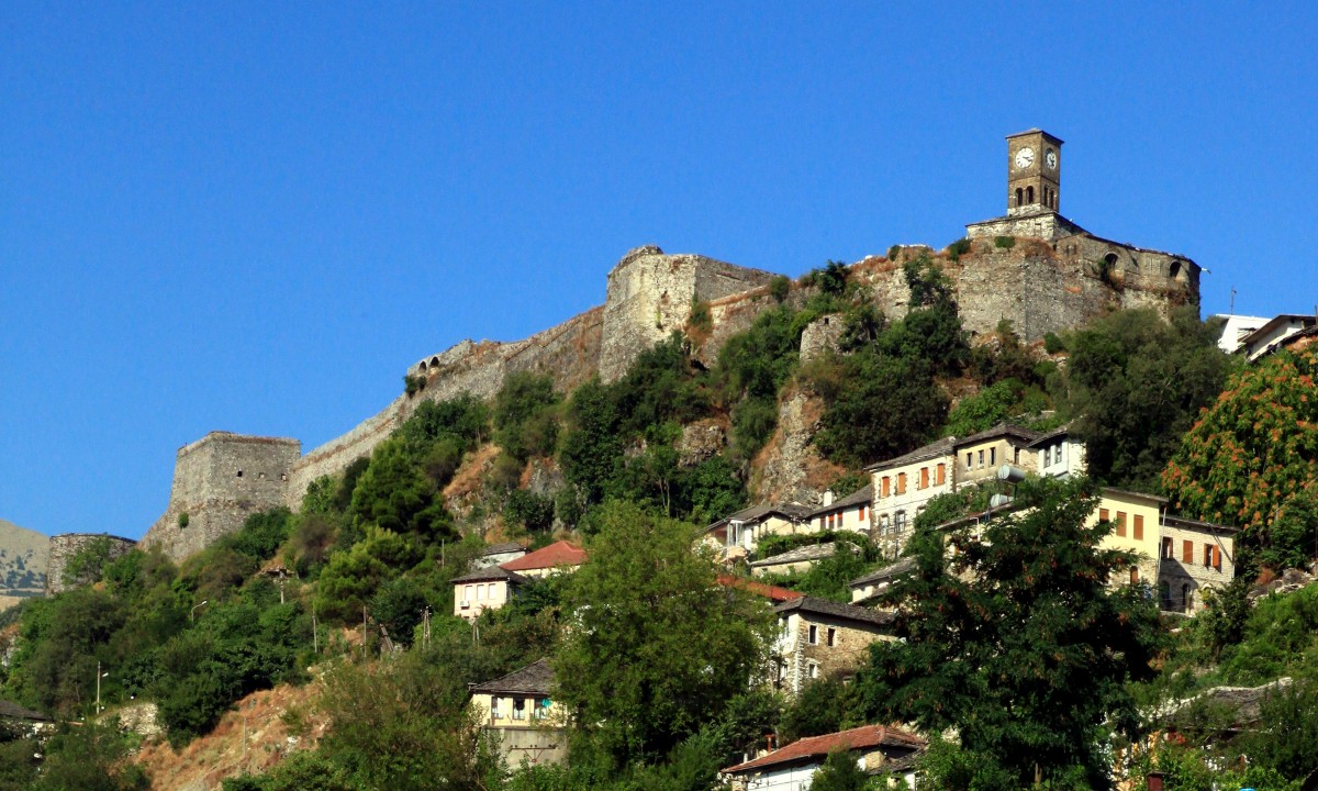 Zdjęcia: Stare Miasto, Gjirokastra, Twierdza Kalaja, ALBANIA Zdjęcia: Stare Miasto, Gjirokastra, Twierdza Kalaja, ALBANIA