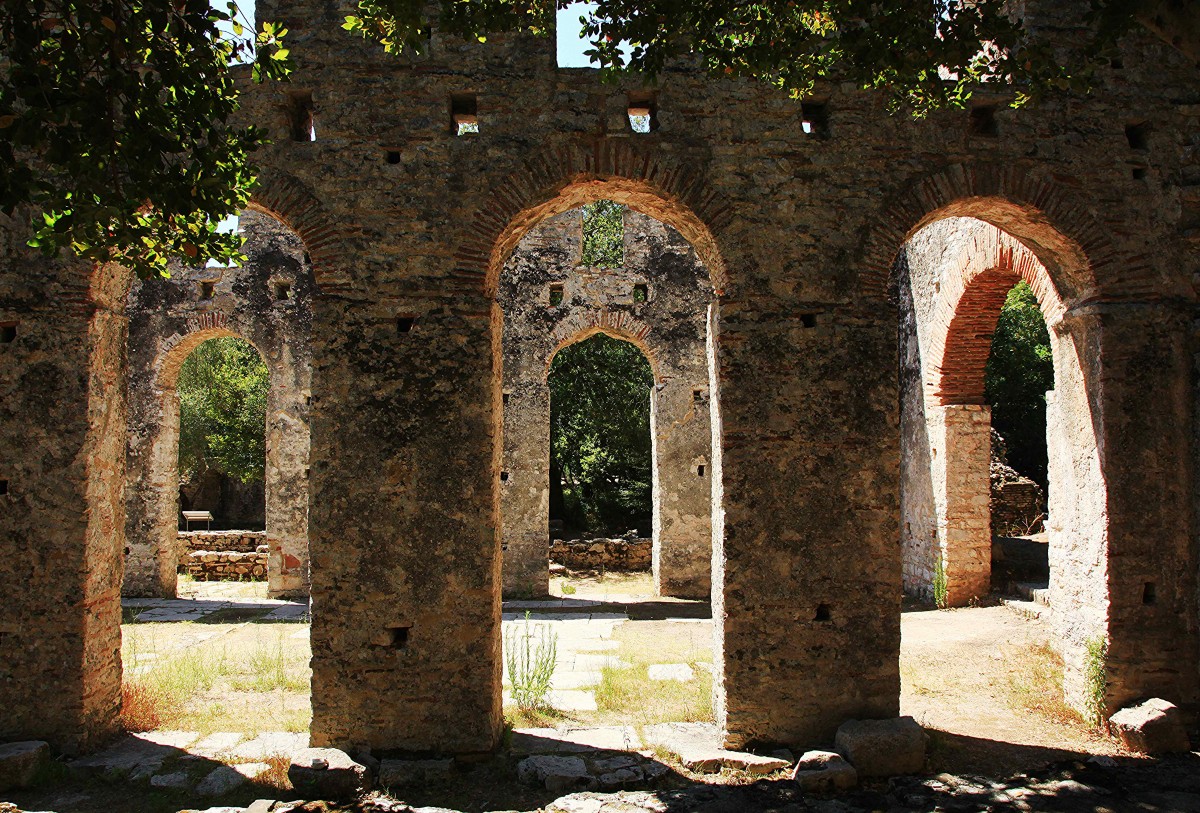 Zdjęcia: Butrint, Saranda, Wielka Bazylika. ruiny, ALBANIA Zdjęcia: Butrint, Saranda, Wielka Bazylika. ruiny, ALBANIA