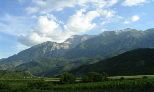 Zdjęcie ALBANIA / brak / droga do Gijrokaster / Najpiękniejsze góry Albanii