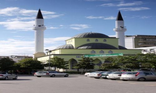 Zdjęcie ALBANIA / - / Shkoger / Dwie wieże