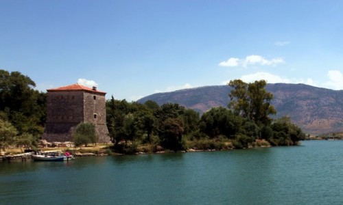 Zdjcie ALBANIA / Saranda / Butrint  / Wiea wenecka z XV w.