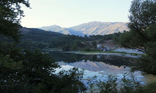 Zdjcie ALBANIA / Saranda /  rda Syri i Kalter  / Rozlewisko o poranku