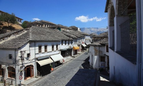Zdjcie ALBANIA / Gjirokastra / Starwka / Ulica