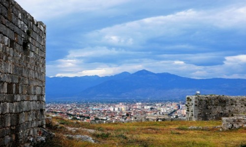 Zdjecie ALBANIA / pnocno-zach.Albania / Ruiny Rozafata / Widok na Szkodr i Gry Przeklte