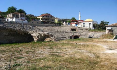 Zdjęcie ALBANIA / brak / Durres / Ruiny Rzymskiego amfiteatru w Durres