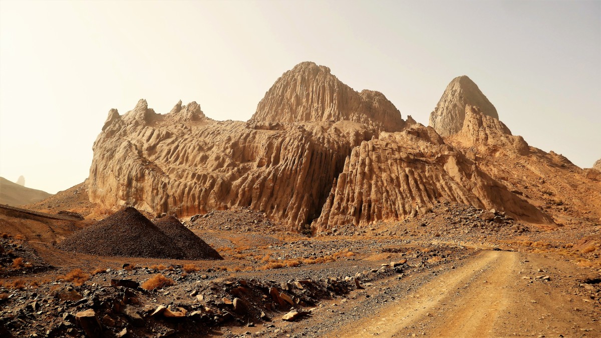 Zdjęcia: Okolice Tamanrasset, Sahara, A to także Sahara..., ALGIERIA Zdjęcia: Okolice Tamanrasset, Sahara, A to także Sahara..., ALGIERIA