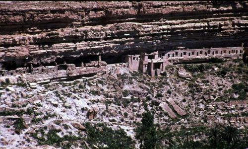 Zdjęcie ALGIERIA / południe / rouffi / balkony Rouffi- szczegół