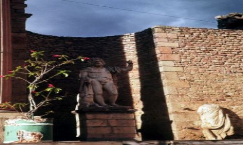 Zdjęcie ALGIERIA / wschód, okolice Guelmy / Heliopolis / Drzewko w gustownej donicy