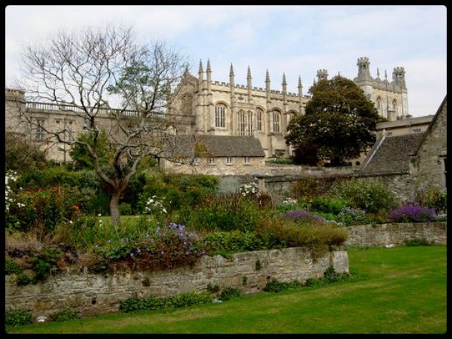 Zdjęcia: Uniwersytet Oxford, Oxford, Ogród w Oxford, ANGLIA Zdjęcia: Uniwersytet Oxford, Oxford, Ogród w Oxford, ANGLIA