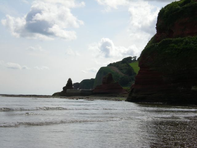 Zdjęcia: Devon, Czerwone skałki, ANGLIA Zdjęcia: Devon, Czerwone skałki, ANGLIA