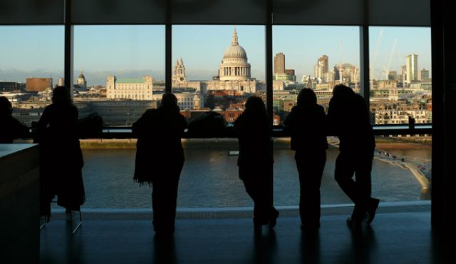 Zdjęcia: Londyn, South Bank, Panorama City z galerii Tate Modern, ANGLIA Zdjęcia: Londyn, South Bank, Panorama City z galerii Tate Modern, ANGLIA