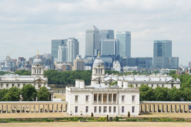 Zdjęcia: Greenwich, Widok na Londyn, ANGLIA Zdjęcia: Greenwich, Widok na Londyn, ANGLIA