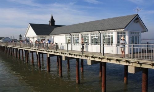 Zdjcie ANGLIA / Suffolk / Southwold / na molo