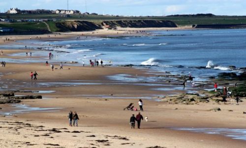 Zdjecie ANGLIA / North Tyneside / Whitley Bay / Padziernikowa niedziela
