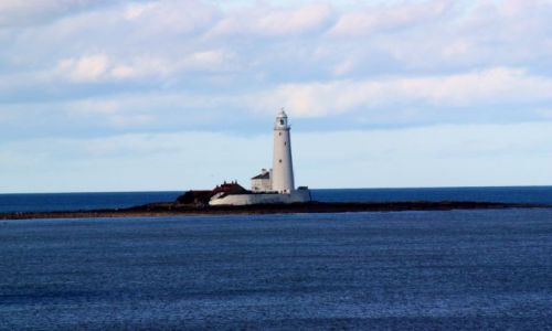 Zdjecie ANGLIA / North Tyneside / Whitley Bay / St.mary's lighthouse Whitley Bay Newcastle