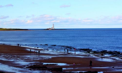 Zdjecie ANGLIA / North Tyneside / Whitley Bay / Latarnia w Whitley Bay 