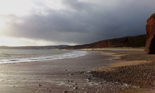 Zdjęcie ANGLIA / Południowy Devon / Dawlish Warren / Nadciąga deszcz