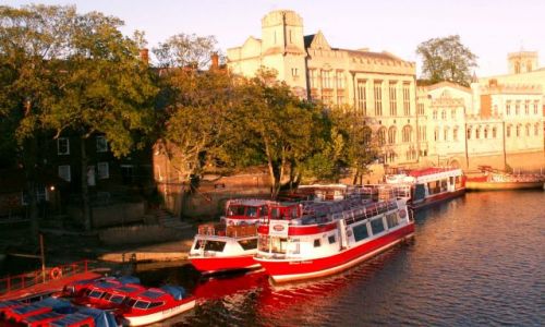 Zdjecie ANGLIA / Yorkshire / YORK / Przysta na Rzece Ouse 