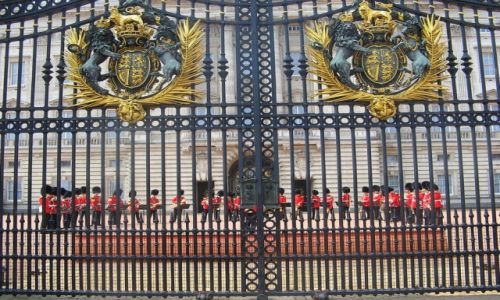 Zdjęcie ANGLIA / Londyn / Buckingham Palace / Za kratami..