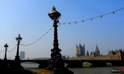 Zdjęcie ANGLIA / Londyn / Westminster / Wieczorny spacer nad Tamiza