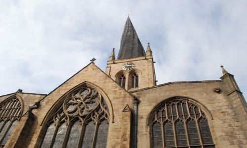 Zdjecie ANGLIA / Derbyshire / Chesterfield  / KrzywaWieża w England
