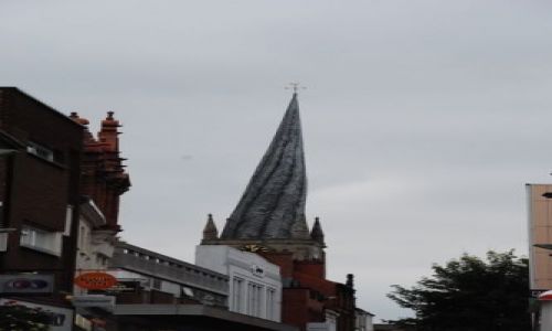 Zdjęcie ANGLIA / Derbyshire / Chesterfield  / KrzywaWieża w England2
