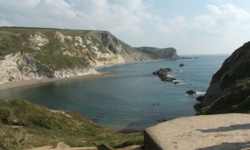 Zdjecie ANGLIA / Dorset / Durdle Door / Z drugiej strony