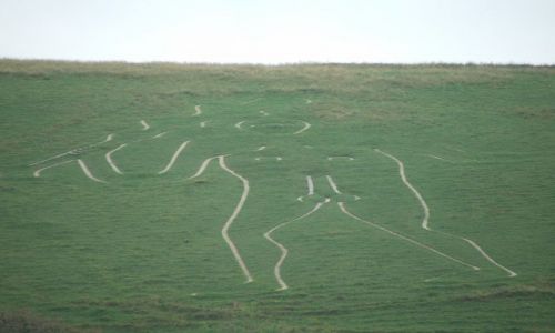 Zdjecie ANGLIA / Devon / Cerne Abbas / Olbrzym z Cerne Abbas