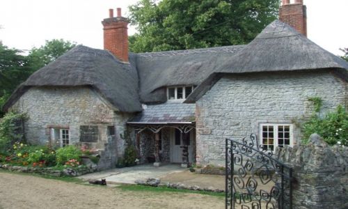 Zdjcie ANGLIA / Isle Of White / poludniowa anglia / dom baba-jagi