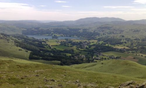 Zdjecie ANGLIA / Lake District / Horseshoe / Lato w W-mere