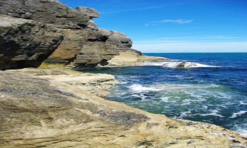 Zdjecie ANGLIA / hampshire / south west coast path / woda i skaa