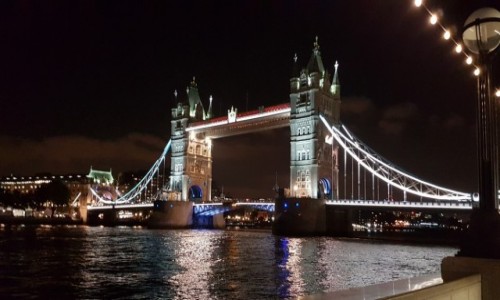 Zdjecie ANGLIA / Londyn / Londyn / Tower Bridge at Night