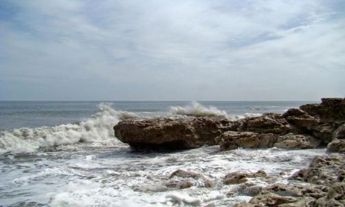 Zdjęcie ANGLIA / North Yorkshire / Seaham / polowanie na duza  fale