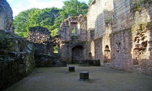 Zdjęcie ANGLIA / North Yorkshire / Spofforth / wnetrze zamku (Spofforth)