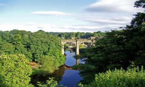 Zdjecie ANGLIA / North Yorkshire / Knaresborough / widok z zamku (Knaresborough)