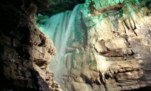 Zdjecie ANGLIA / North Yorkshire  Dales / White Scar Cave / jaskinia   White Scar Cave