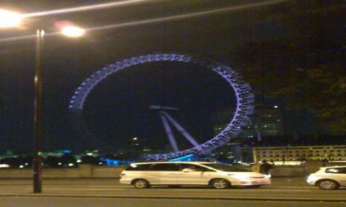 Zdjecie ANGLIA / brak / Londyn / London Eye noc