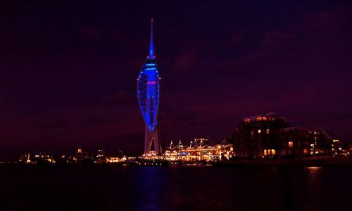 Zdjęcie ANGLIA / brak /  Portsmouth / Spinnaker Tower, Night